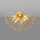 Loft Industry Modern - Pure Flower Brass Ceiling